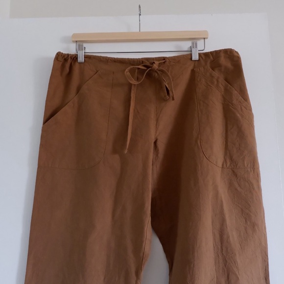 PRIORY Cotton Oversized Drawstring Trousers - Picture 3 of 7